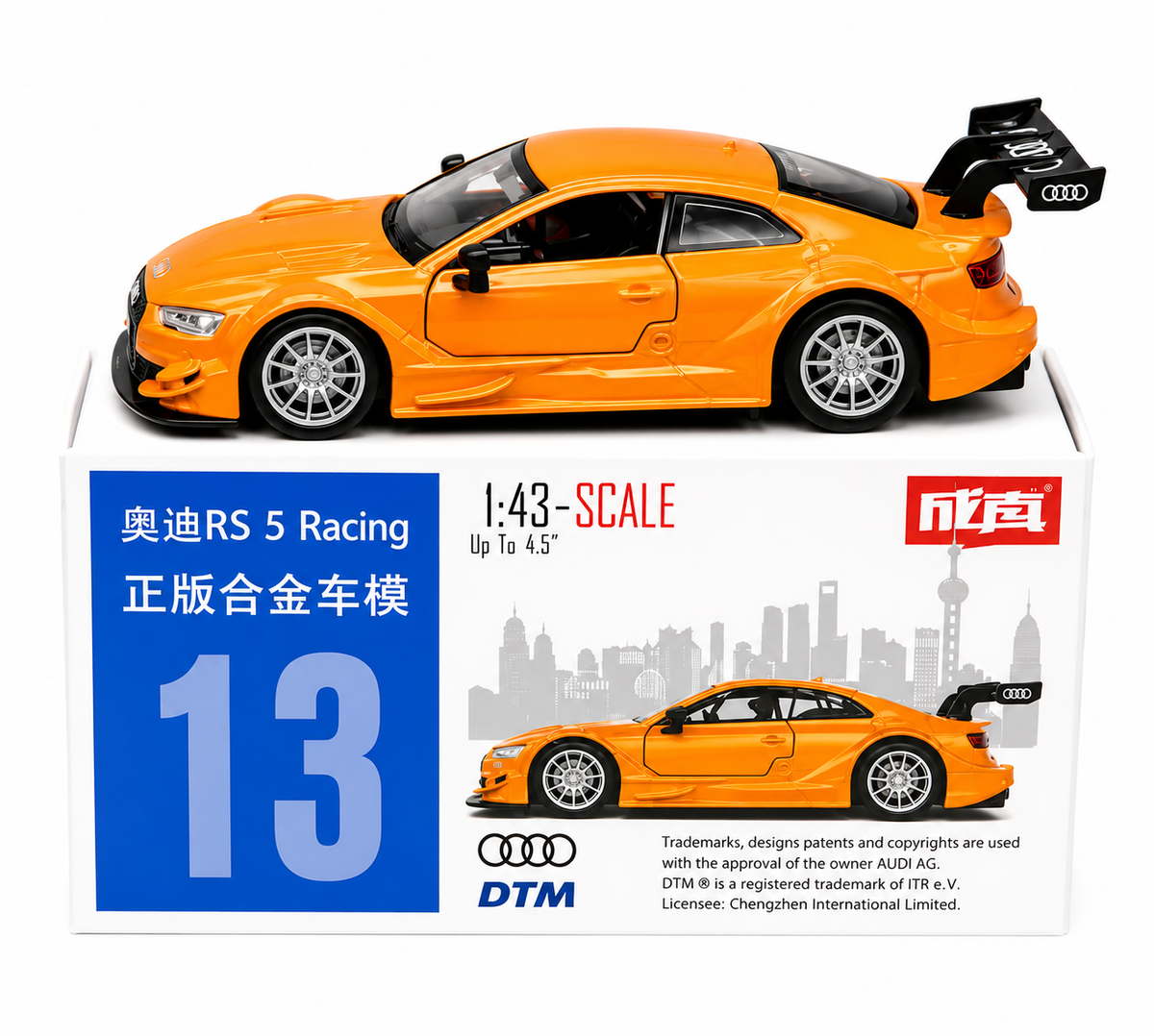 Audi RS5 DTM – Official Licensed 1:43 Die Cast