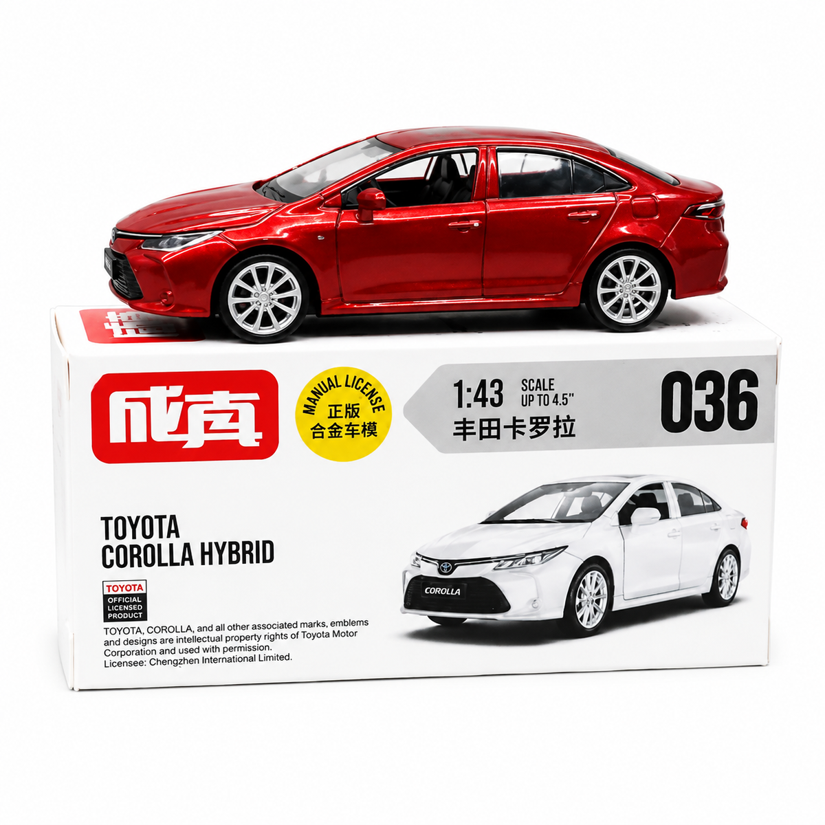 Official Licensed 1:43 Toyota Corolla