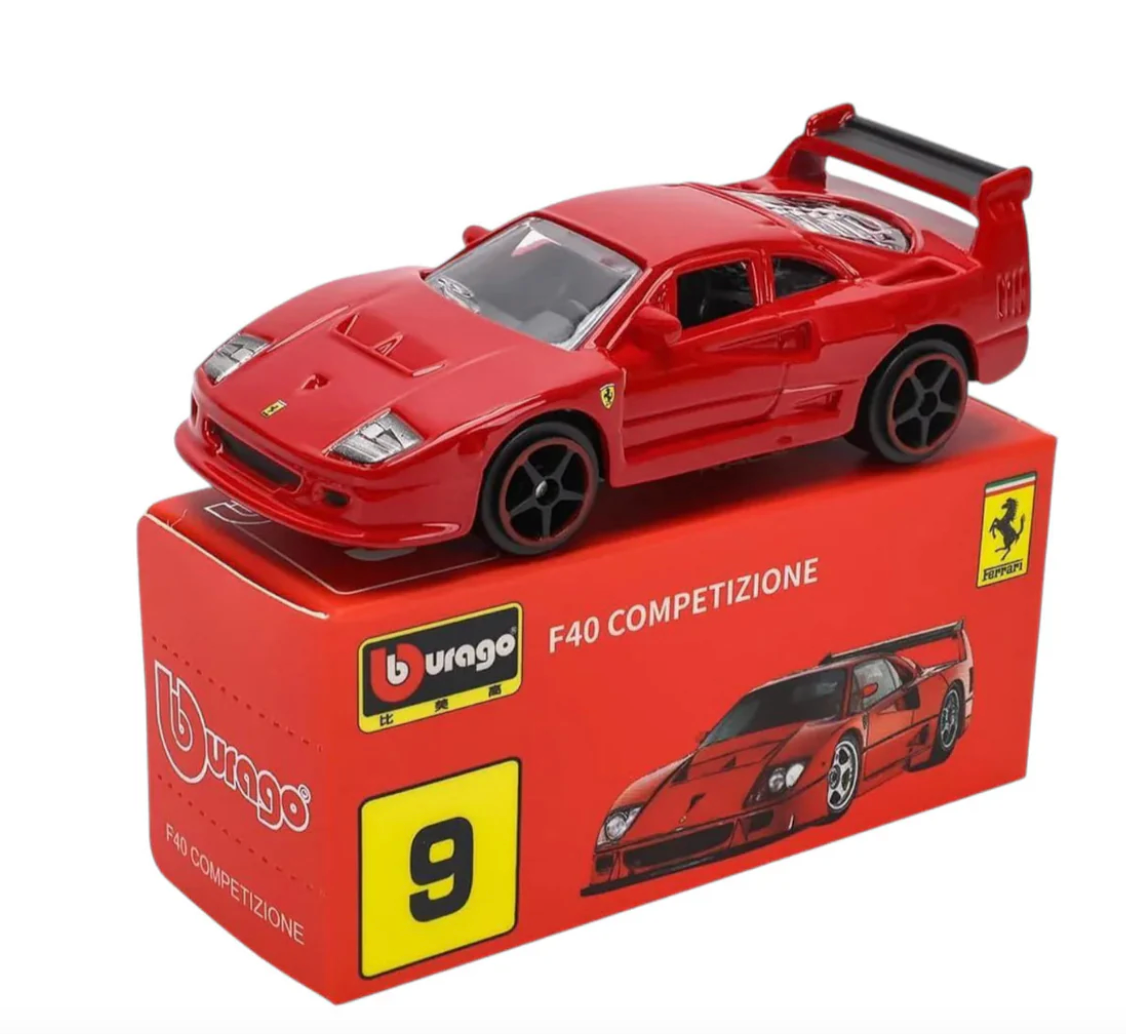 Official Bburago F40 Competizione - 1 : 64 Diecast Scale Model