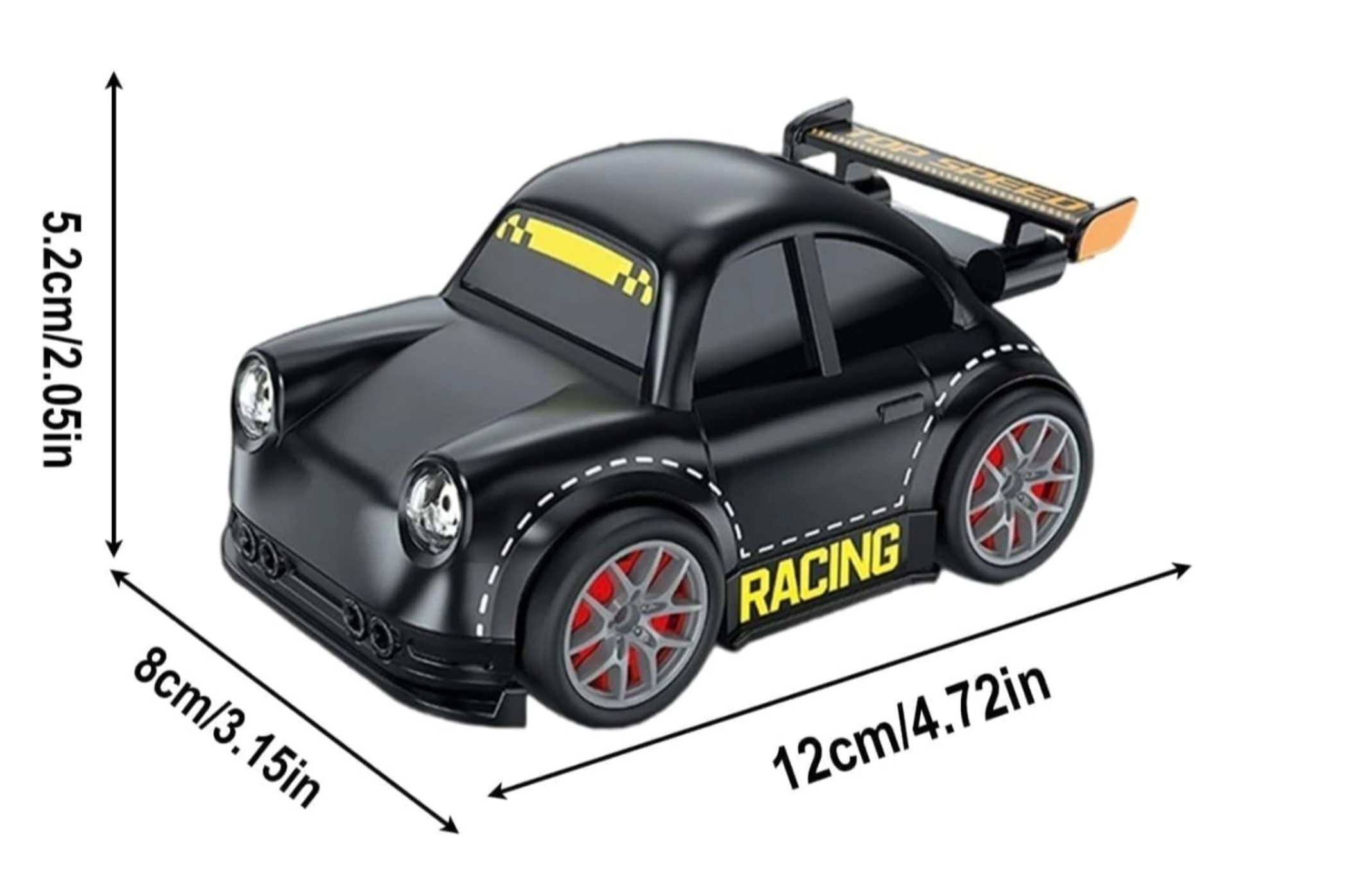 Mini RC 360° 2.4G 4x4 High Speed Drift Car with Remote USB Charging (Random Color)
