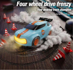 Desktop 1:64 Drift Remote Control Car with LED Lights