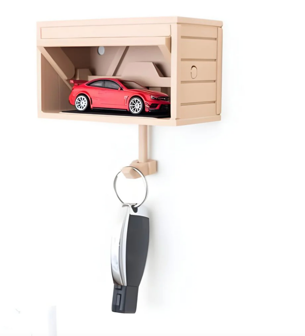Car Garage Keychain Holder