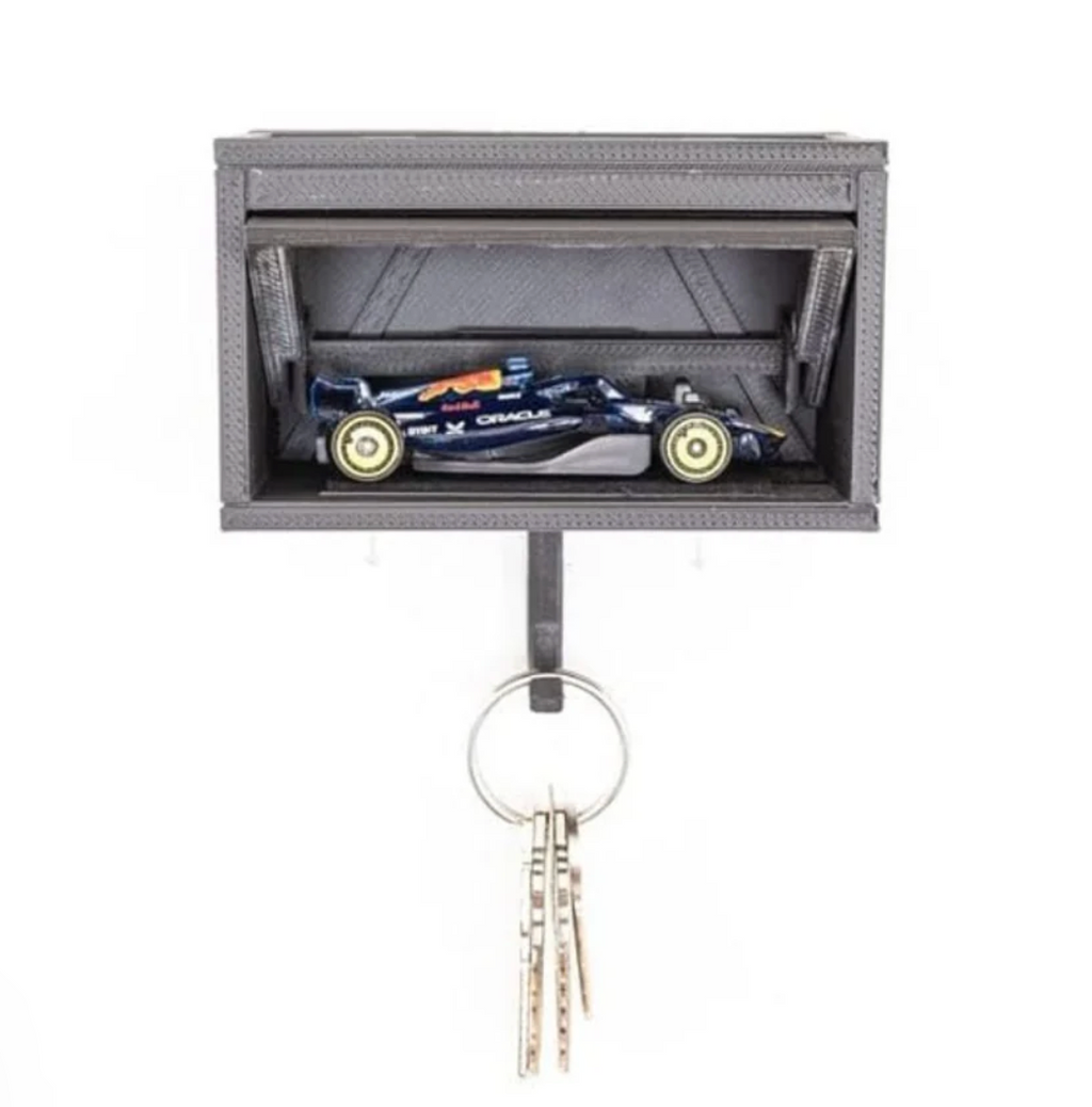 Car Garage Keychain Holder