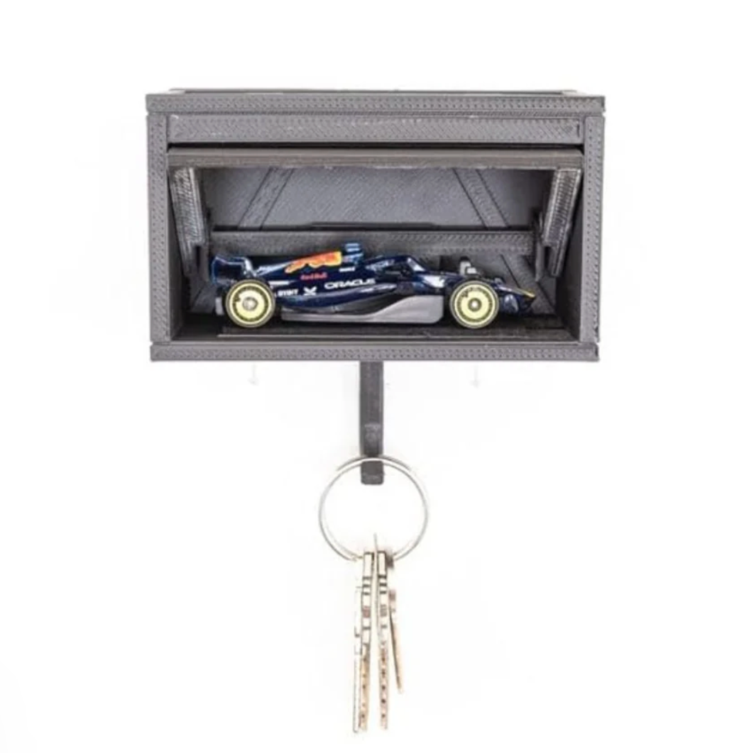 Car Garage Keychain Holder