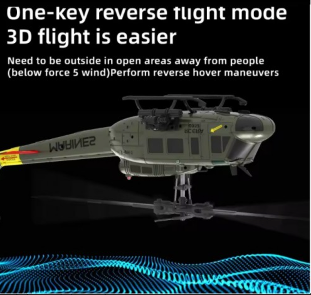 C032 RC Helicopter 2.4G 6-Aixs Gyroscope 6CH Altitude Hold Optical Flow Brushless Remote Control Helicopter