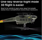 C032 RC Helicopter 2.4G 6-Aixs Gyroscope 6CH Altitude Hold Optical Flow Brushless Remote Control Helicopter