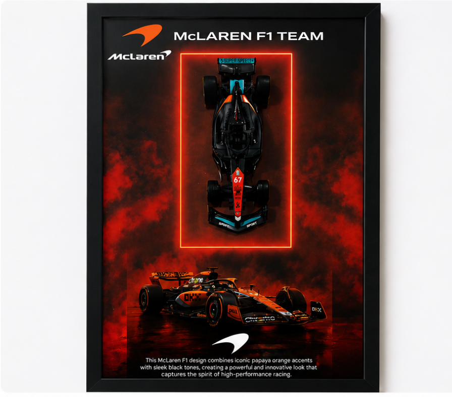 Mclaren F1 A4 Car Frame