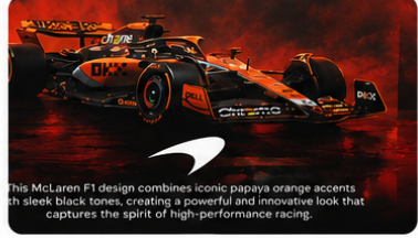 Mclaren F1 A4 Car Frame