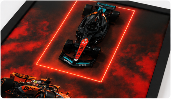 Mclaren F1 A4 Car Frame
