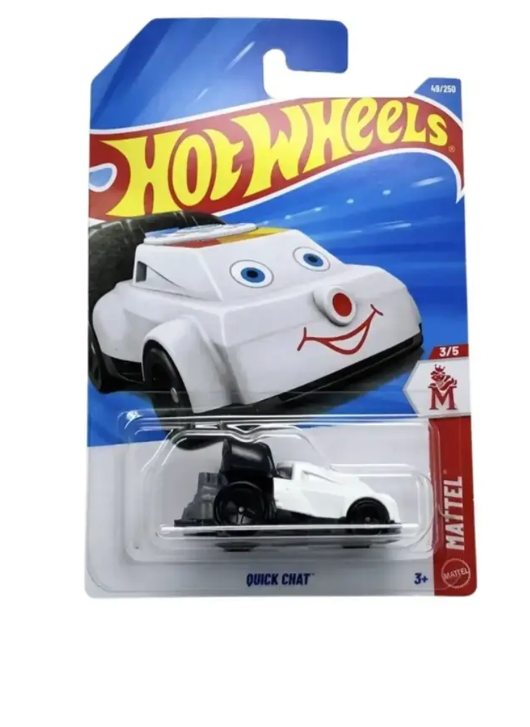 Hot Wheels White Quick Chat H Case 2026