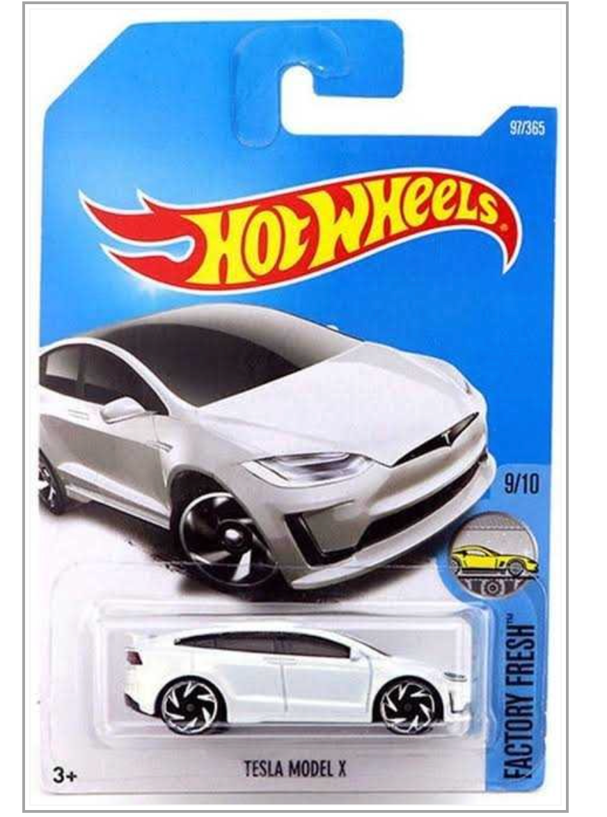Hotwheels Tesla Model X Imported