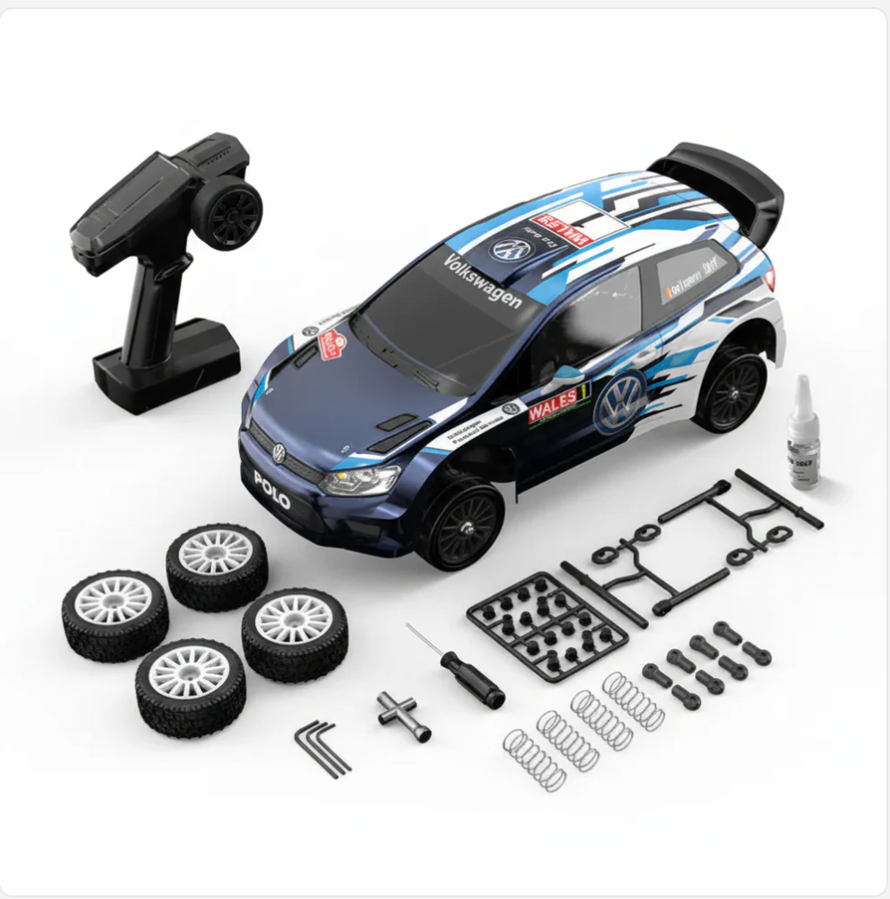 MJX Hyper Go 14304 1:14 Volkswagen Polo R WRC 43km/h Brushless RC Ca