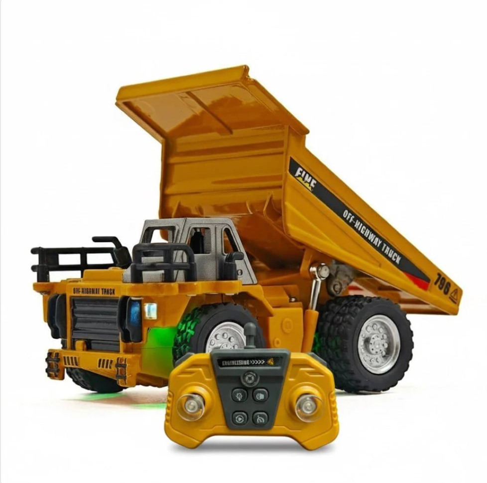 TRASPED HG4-414 1:64 Mini RC Alloy Dump Truck