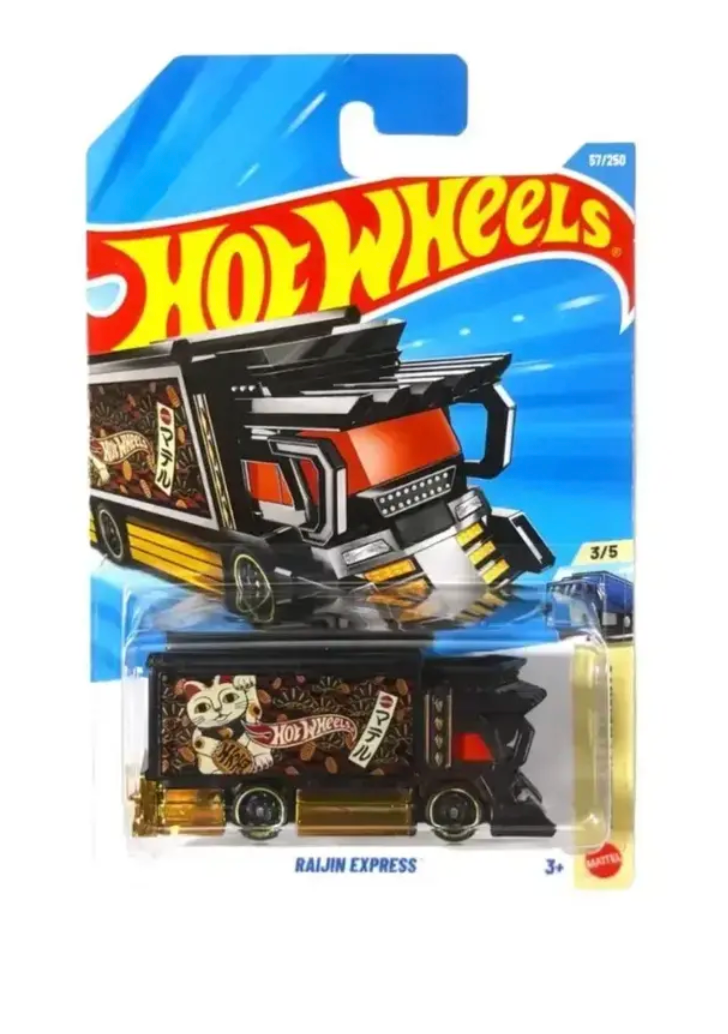 Hot Wheels Black Raijin Express H Case 2026