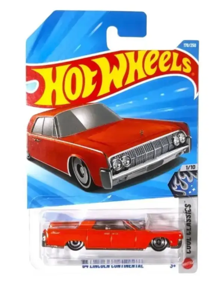 Hot Wheels Red 64 Lincoln Continental H Case 2026