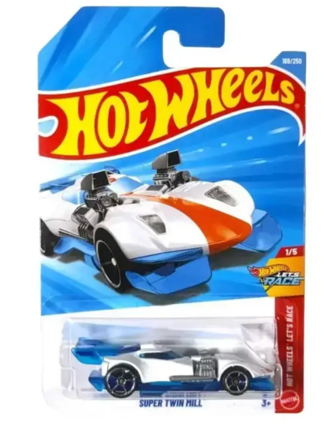 Hot Wheels White Super Twin Mill H Case 2026