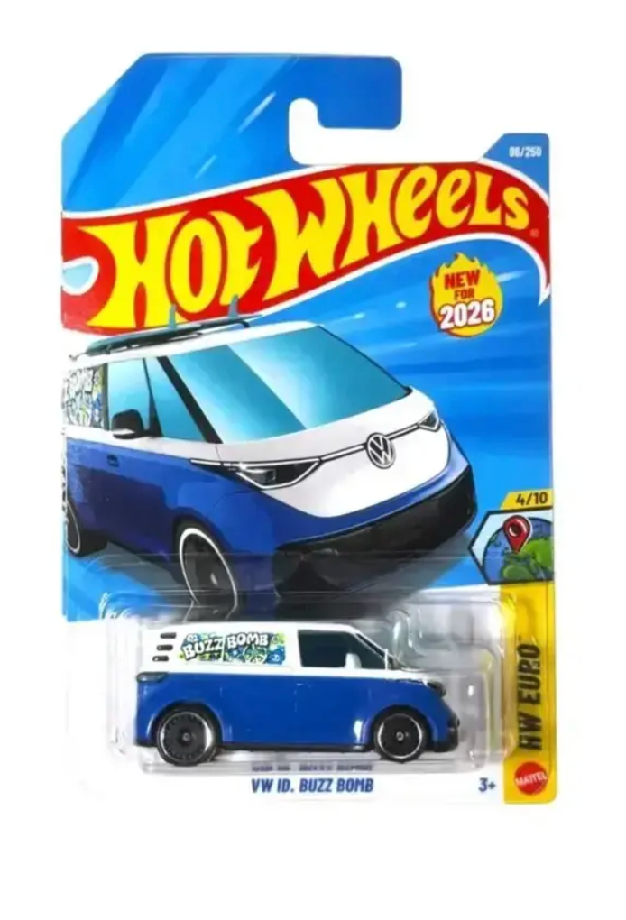 Hot Wheels Blue Vw Id Buzz Bomb H Case 2026