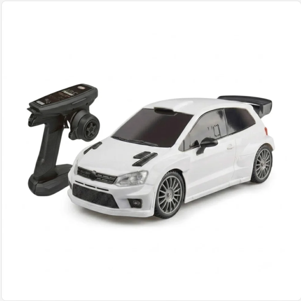 LDRC Polo RC Drift Car 1:28 Scale 4WD RTR with LED Lights & 2.4GHz Controller