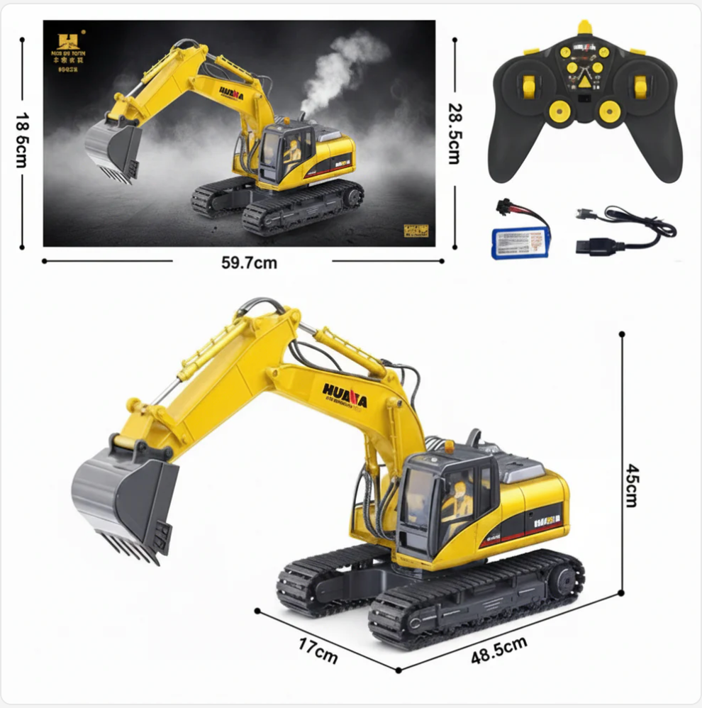 HUINA 550HD 1:14 Scale RC Construction Truck Heavy Duty Engineering Vehicle