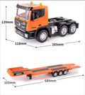 HUINA 1319 1:24 Scale 9CH RC Tractor Truck with Flatbed Trailer & Excavator