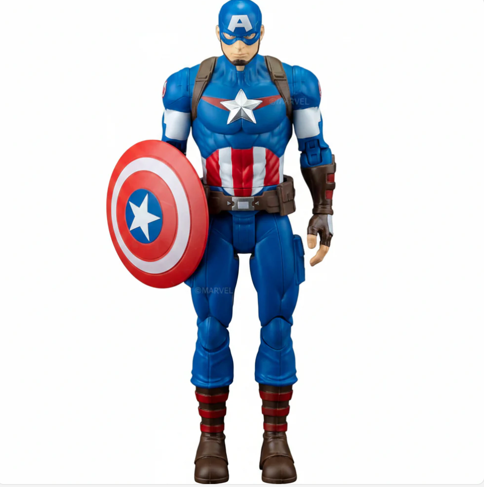 ZD Toys Marvel Avengers Captain America 9.5 Inch Action Figure with Shield PVC Box Pack