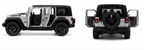 YZ Model 1:36 Jeep Rubicon with Light and Sound