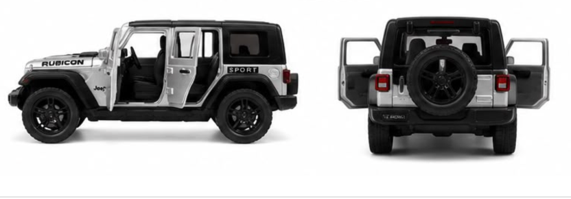YZ Model 1:36 Jeep Rubicon with Light and Sound
