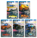 Hot Wheels Silver Series Surfs Up Complete Set of 5
