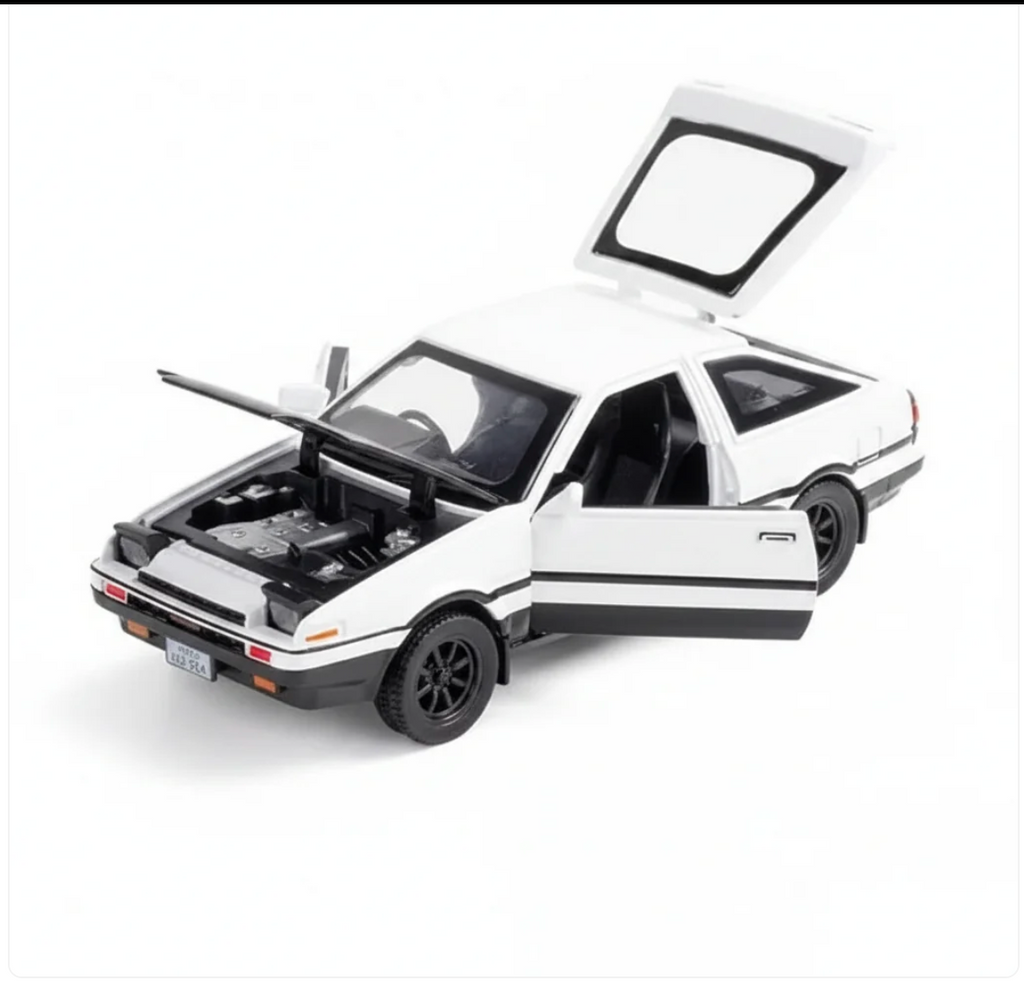 Toyota Sprinter Trueno AE86 | Initial D Style | 1:24 Scale | Diecast Car |