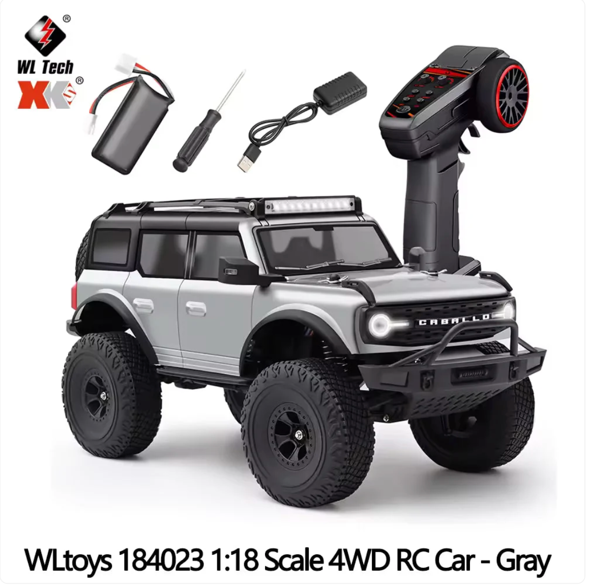 WLtoys 184023 1:18 Ford Bronco 4WD Climbing RC Car