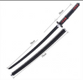 Demon Slayer | Tanjiro Kamado Nichirin Katana | 175 Full Length | With Light & 70CM Blade | 26CM Handle