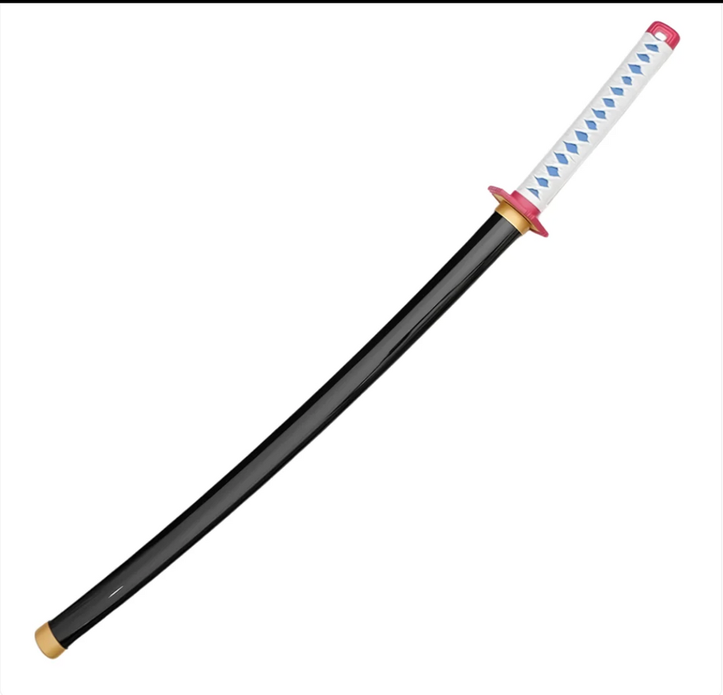 Demon Slayer Cosplay Sword | Giyu Tomioka Nichirin Katana Replica Sword with LED Light and USB Charging | 104cm Length