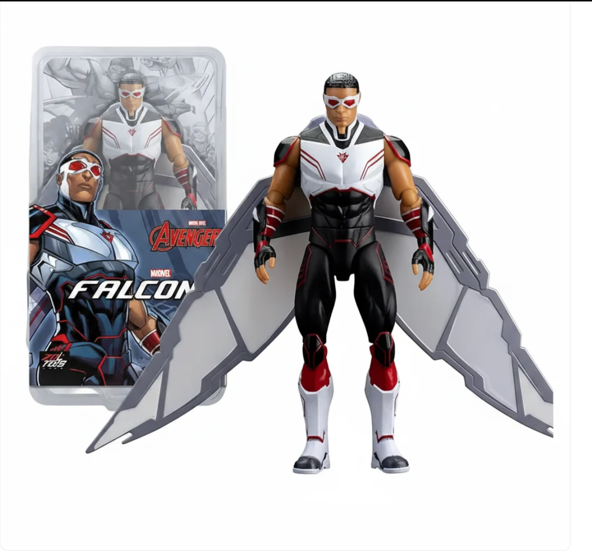 ZD Toys Marvel Avengers Falcon 7 Inch Action Figure PVC Box Pack