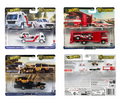 Hot Wheels | Car Culture Team Transport | 4 Piece Box | 1:64 Diecast Cars & Transporters