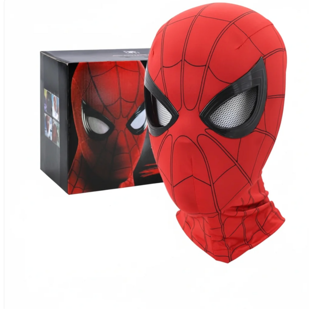 Spider-Man Manual Mask | Jaw Control | Superhero Cosplay Mask