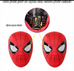Spider-Man Manual Mask | Jaw Control | Superhero Cosplay Mask