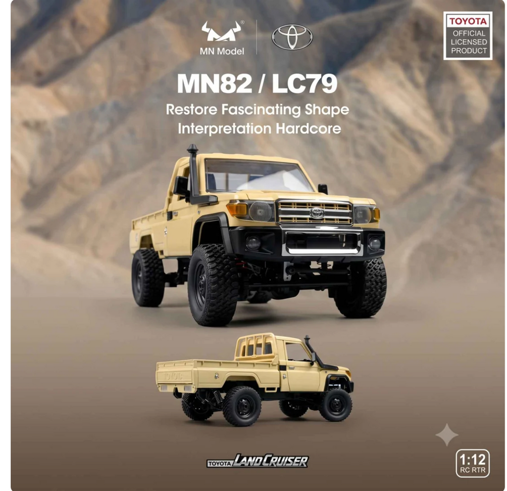 MNRC | Toyota Land Cruiser LC79 (MN82) | 36 cm | Yellow | 1:12 Scale