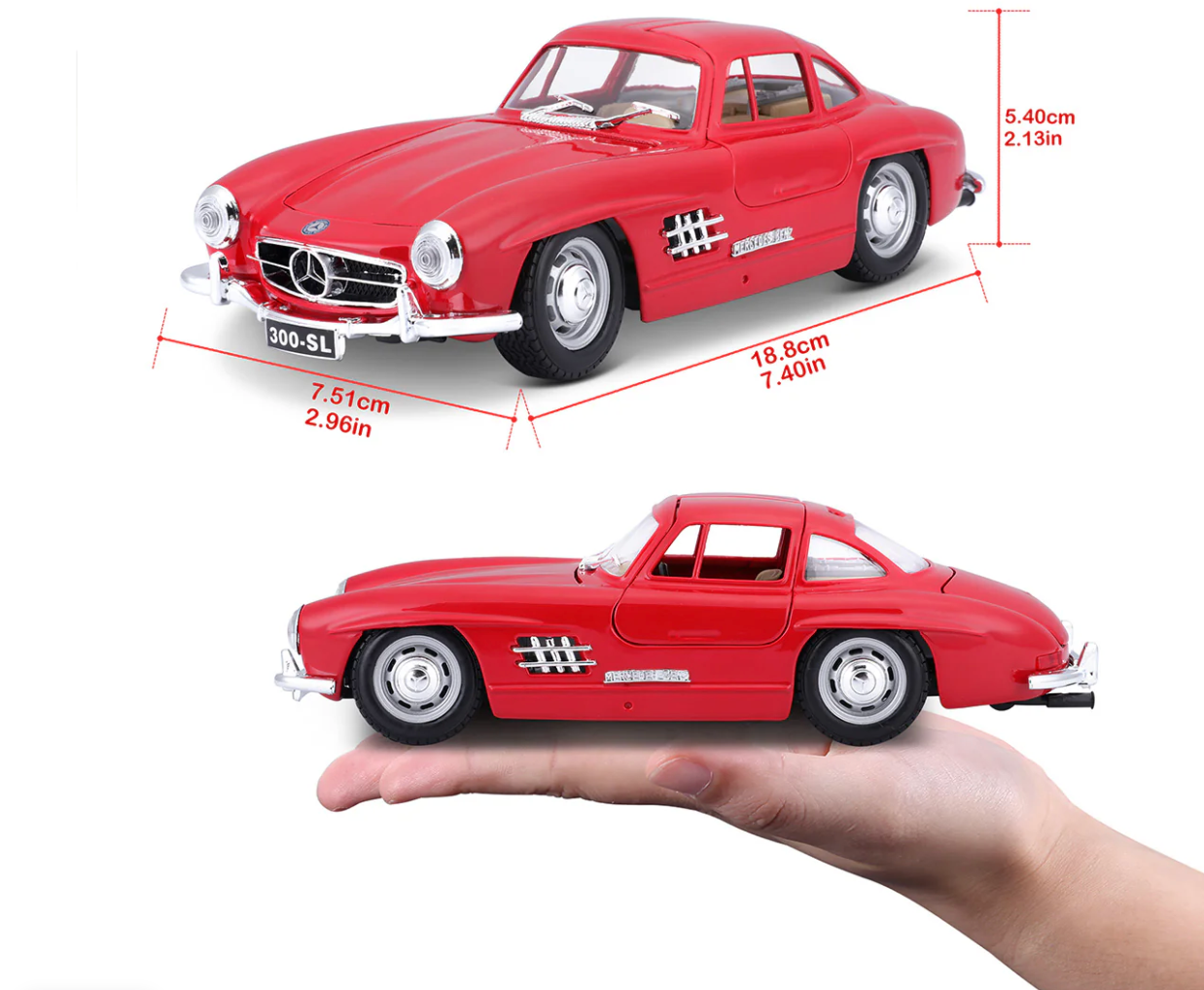 Bburago 1954 Mercedes-Benz 300 1:24 licensed