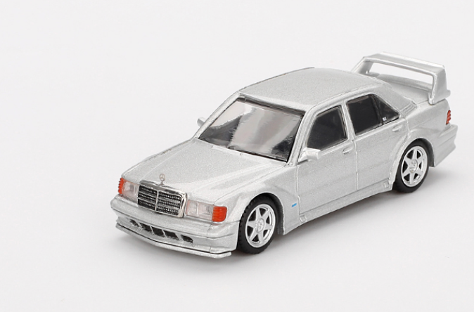 Mini GT - Mercedes-Benz 190E 2.5-16 Evolution II Astral Silver - Scale 1/64