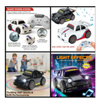Mini RC 360° 2.4G 4x4 High Speed Drift Car with Remote USB Charging (Random Color)
