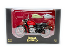 Official Licenced Royal Enfield 1:15 Scale Diecast Motorcycle Bullet Bike Detacheble Parts with 3 Colored Fuel Tank