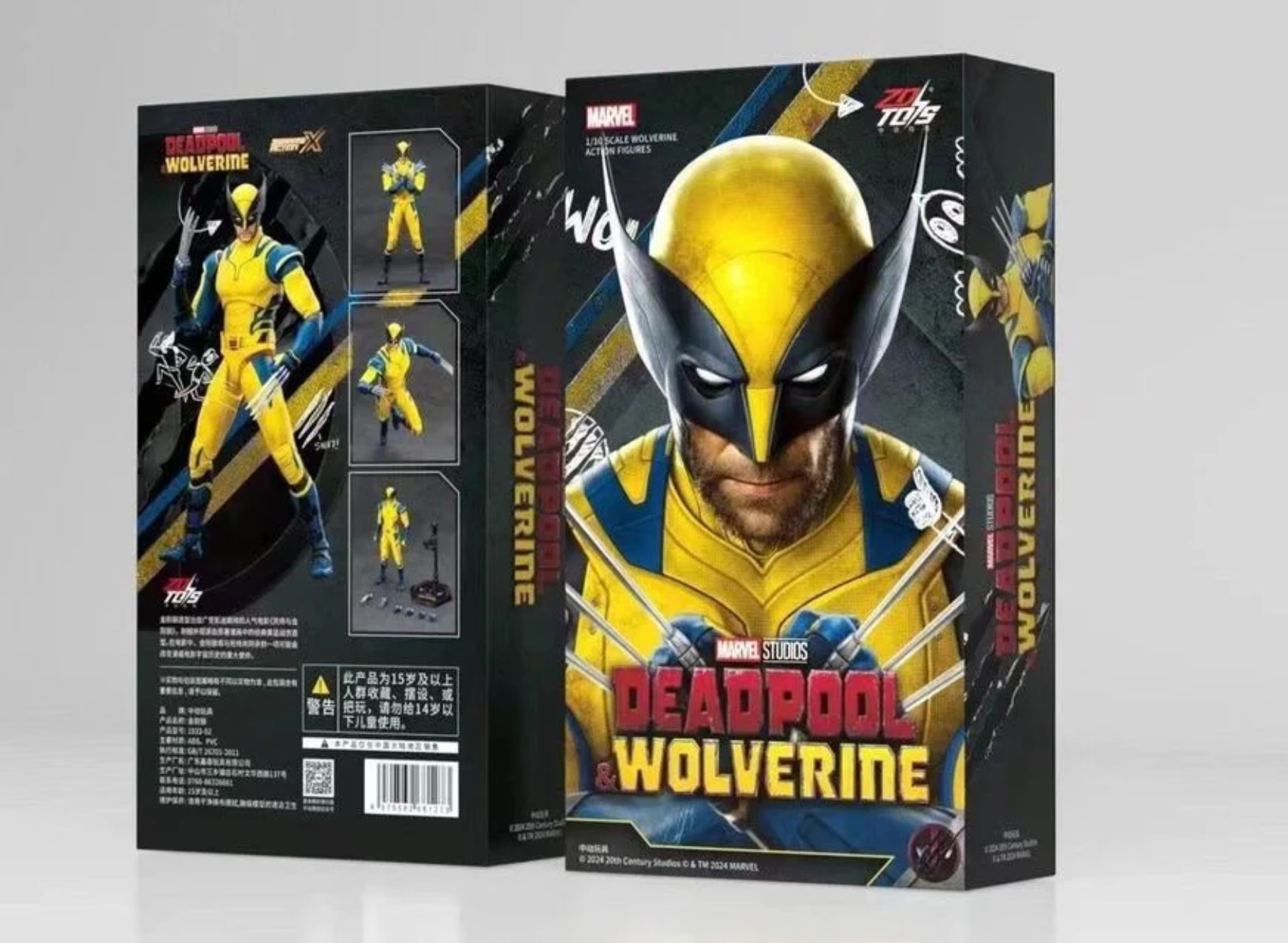 ZD Toys Marvel Studios Deadpool & Wolverine : 1:10 Scale Wolverine Action (Size-7 Inch)