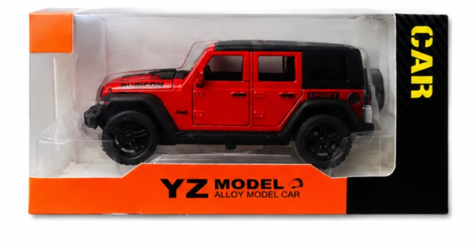 YZ Model 1:36 Jeep Rubicon with Light and Sound