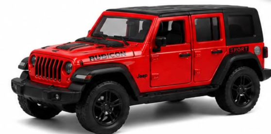 YZ Model 1:36 Jeep Rubicon with Light and Sound